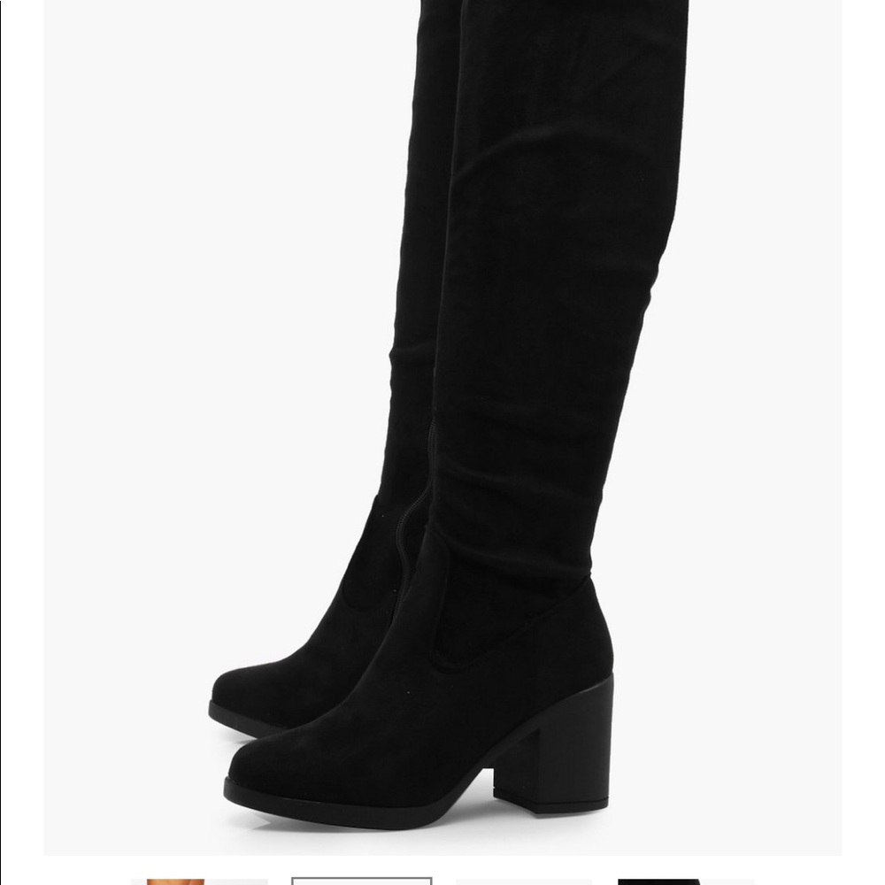 Boohoo over the knee boots